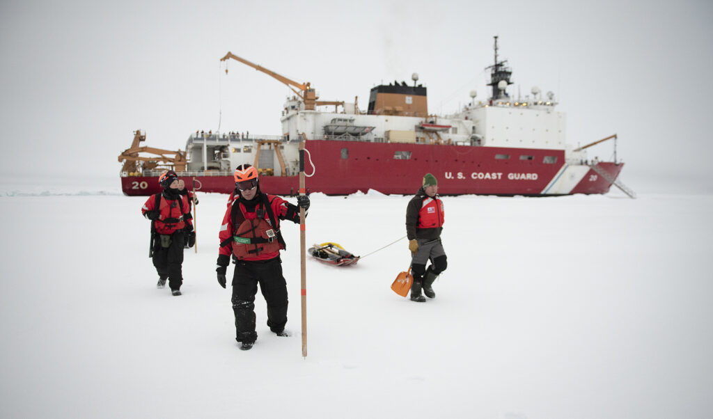 Coast Guard Cutter Healy conducts Arctic patrol in support of the Office of Naval Research