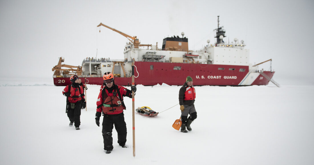 Coast Guard Cutter Healy conducts Arctic patrol in support of the Office of Naval Research