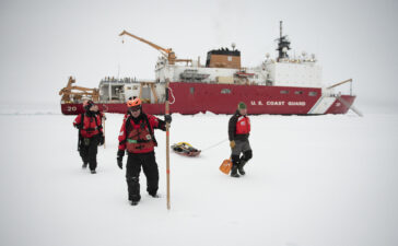 Coast Guard Cutter Healy conducts Arctic patrol in support of the Office of Naval Research