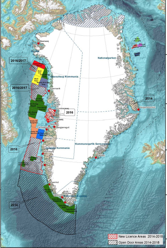 groenlandia petrolio