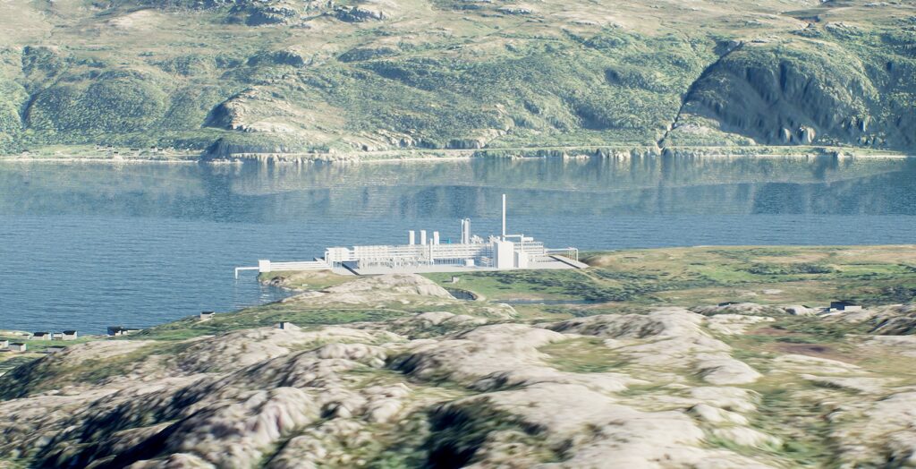 blue barents ammonia