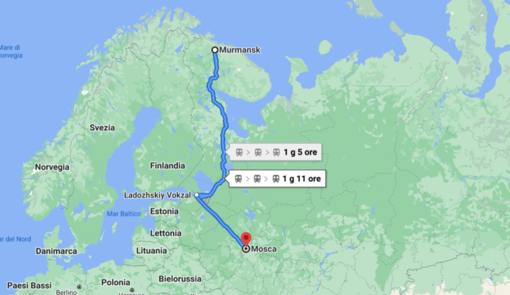 treno russia