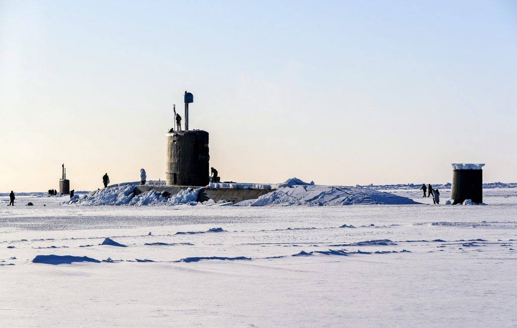 ROYAL NAVY VISITS THE NORTH POLE