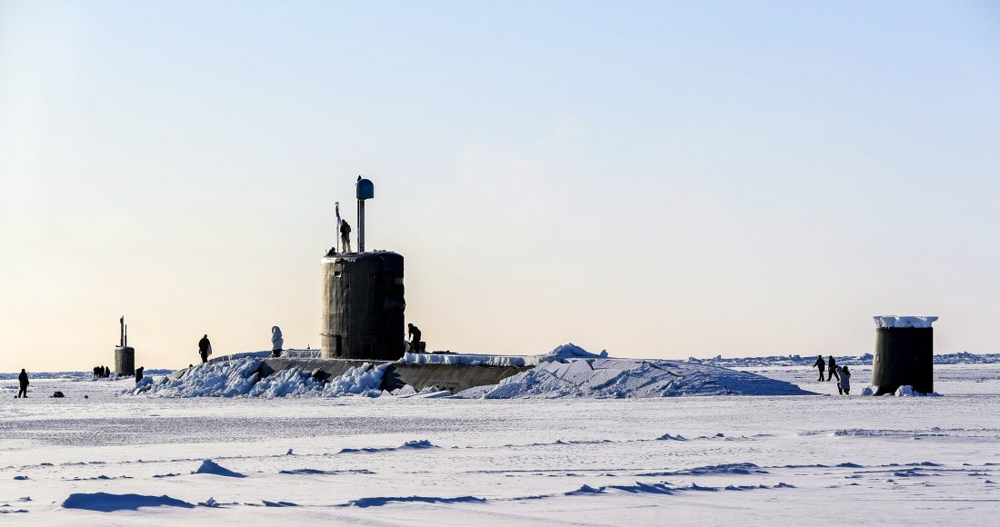 ROYAL NAVY VISITS THE NORTH POLE