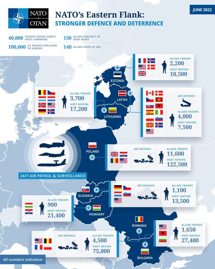 mappa nato europa