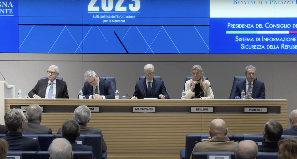 relazione intelligence italia