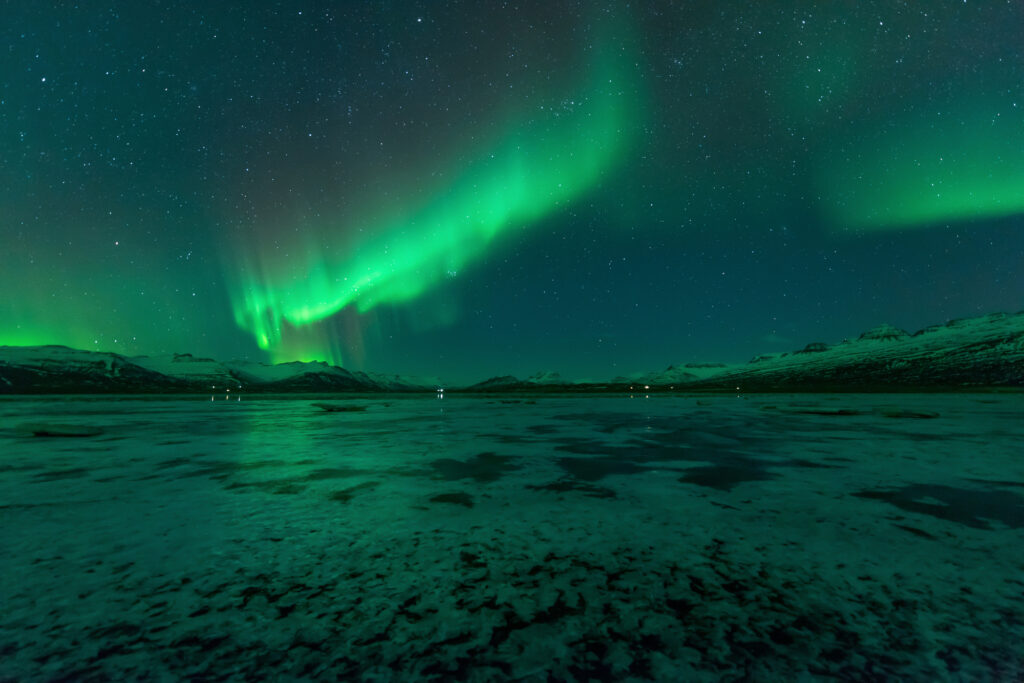 Aurora borealis, northern lights