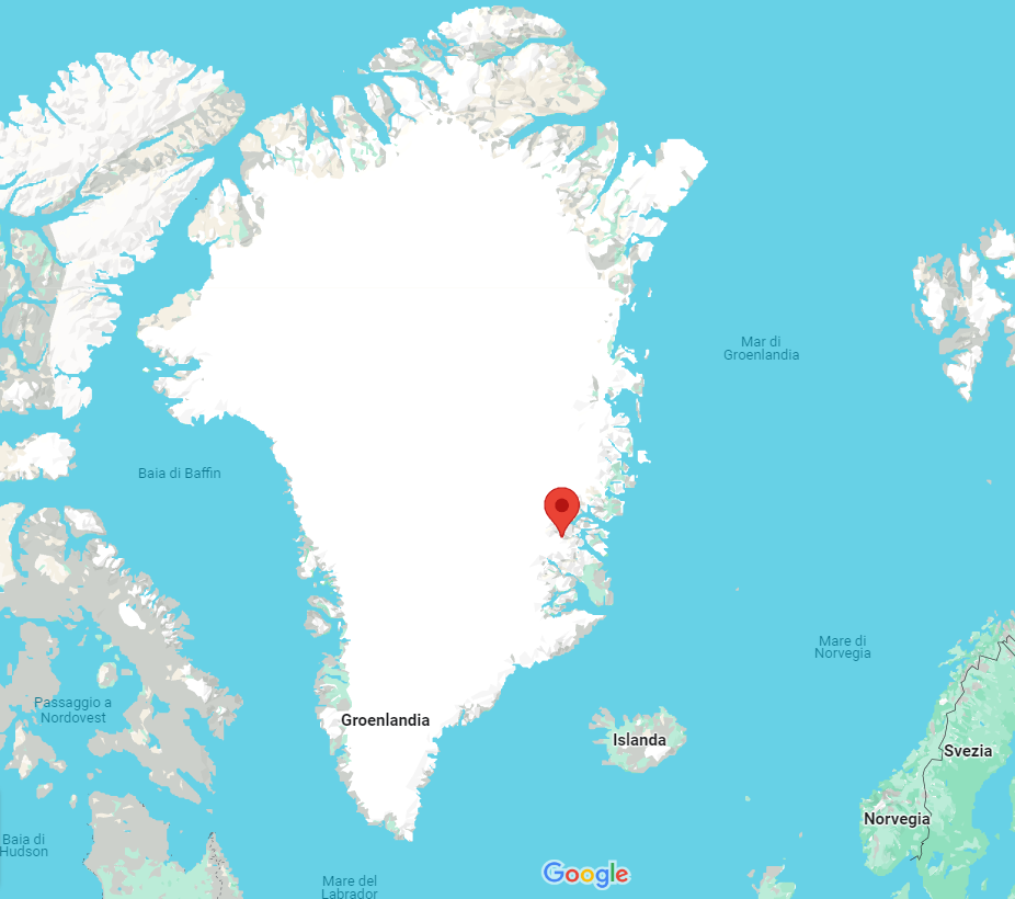Fiordo Dickson Groenlandia