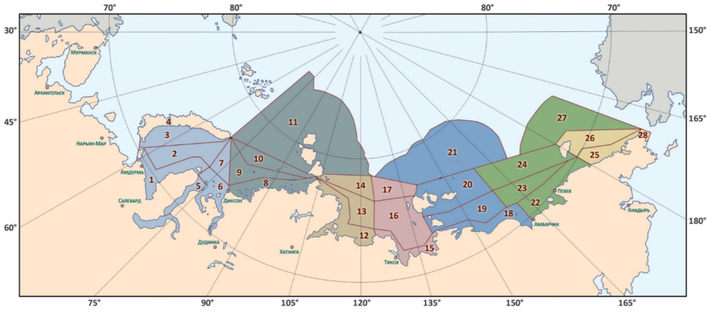 northern sea route map