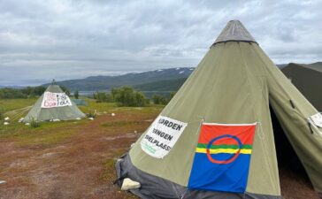 bandiera sami miniere