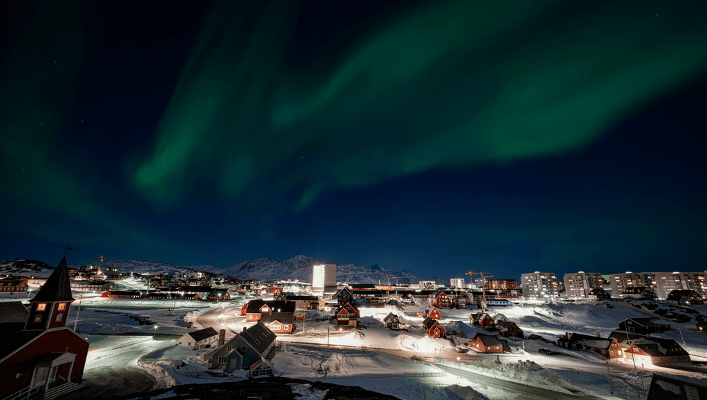 nuuk greenland night