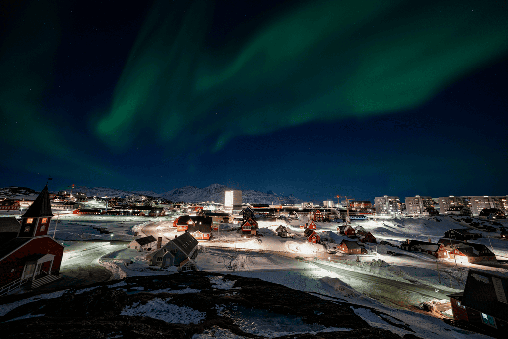 nuuk greenland night