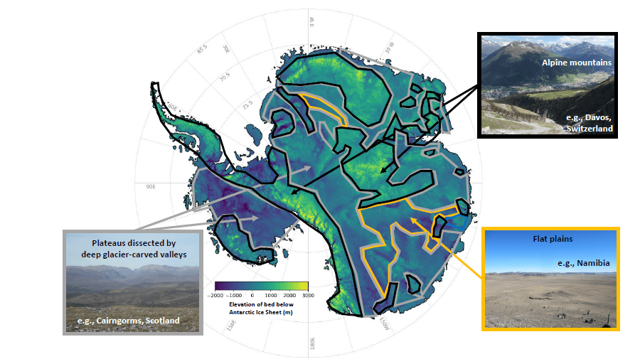 antartico ice memory map