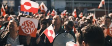 nuuk protest greenland usa