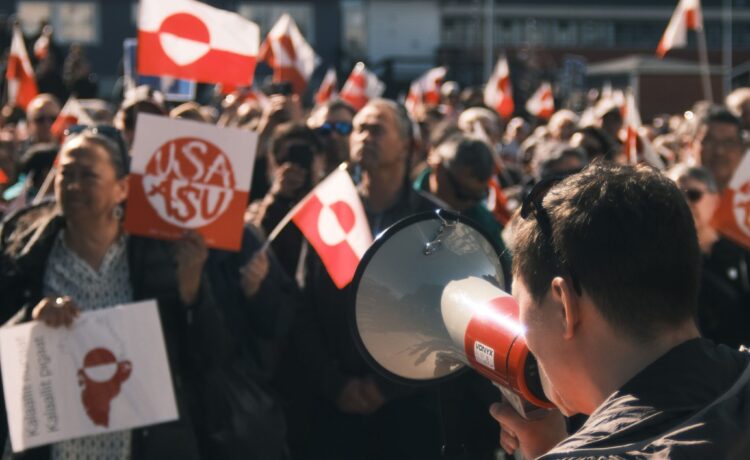 nuuk protest greenland usa