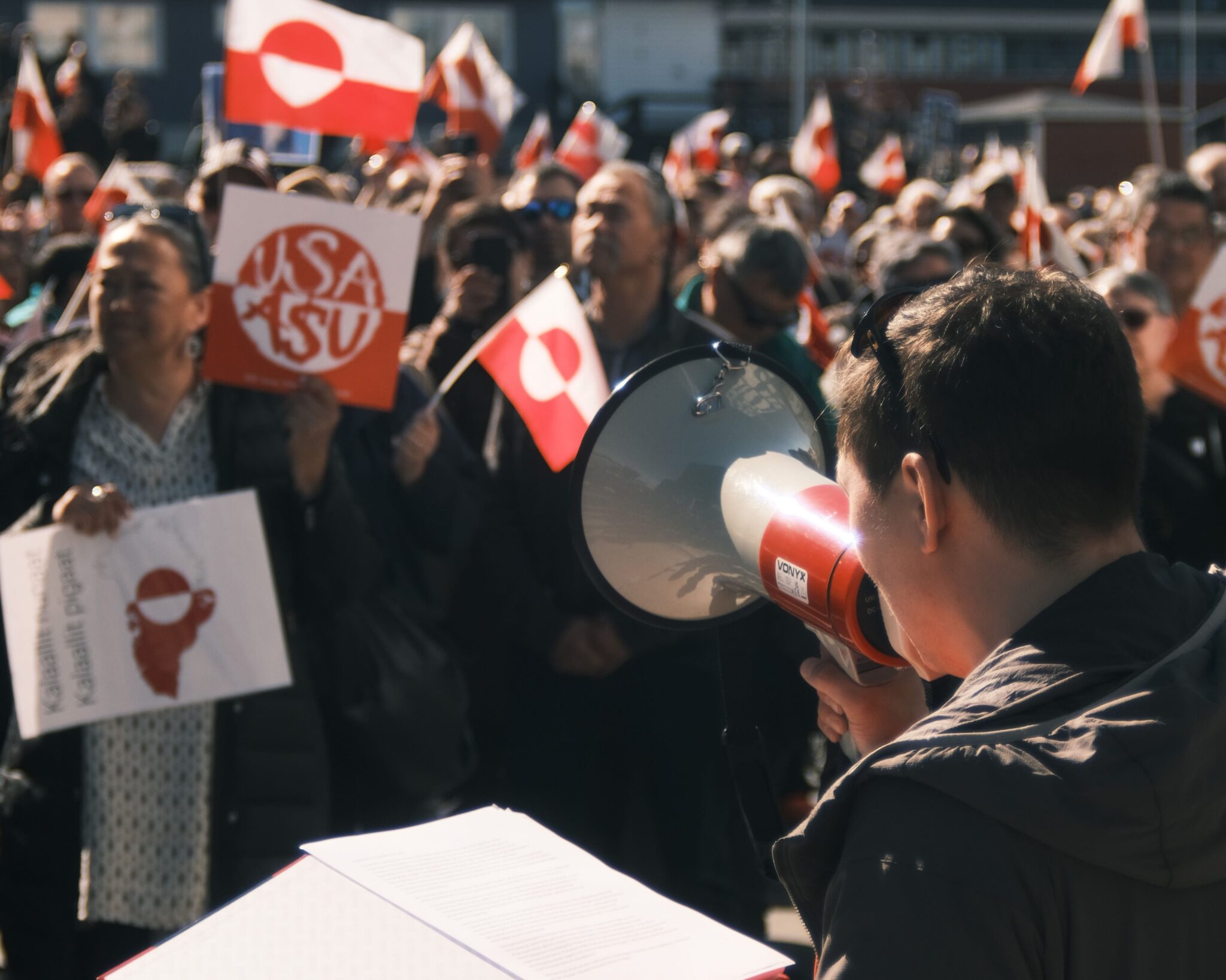 nuuk protest greenland usa